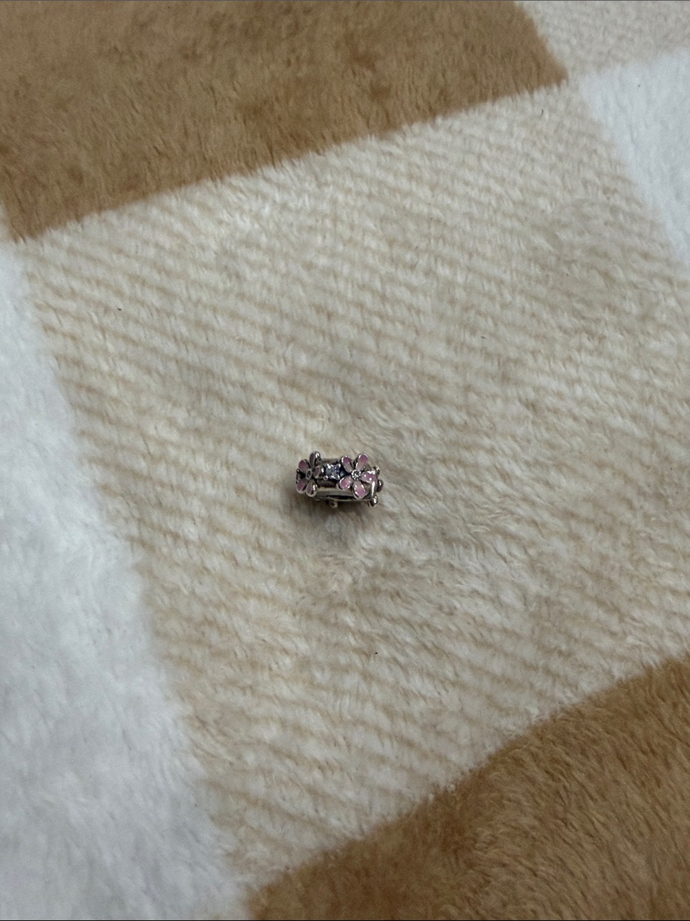 Pandora Magnolia Bloom Cerise spacer charm